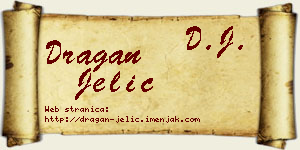 Dragan Jelić vizit kartica